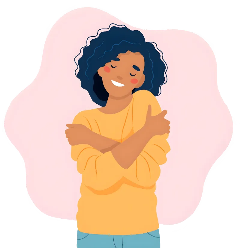 person interacting with a cell phone